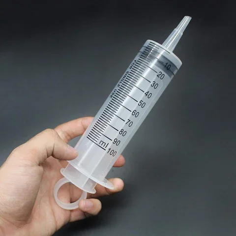 

20/60/100ml Reusable Liquid Nutrient Syringe for Pet Feeding Animal Feeding Hydroponics Lab Ink Liquid Supply Measurement