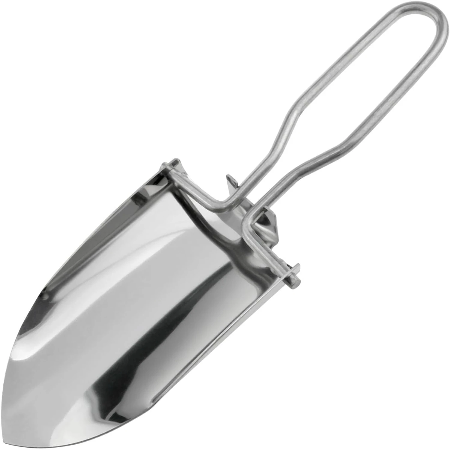 Portable Stainless Steel Folding Trowel - Sturdy, Lightweight, Durable, and Compact - Ideal Outdoor Activities Travel Companion 1