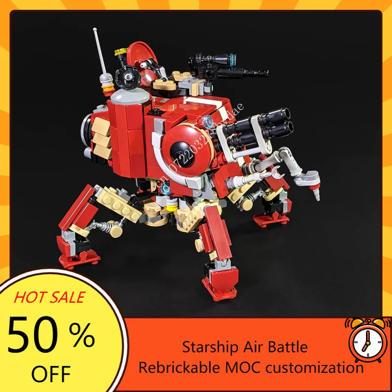 

733PCS MOC Space Battle Series Dunecrawler - Imperial Combat Walker Model Building Blocks Bricks DIY Assembly Toys Kids Gifts