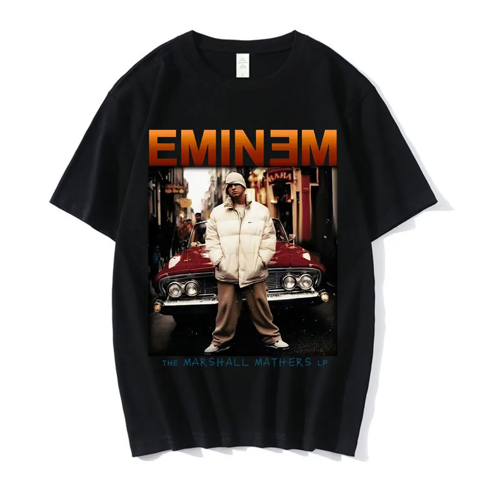 

Eminem Graphics T-shirt Hip Hop Rap Pop Fashion Unisex Tumblr T Shirt Fashion Hip Hop O-Neck Short Sleeve T-shirt Oversized Tops