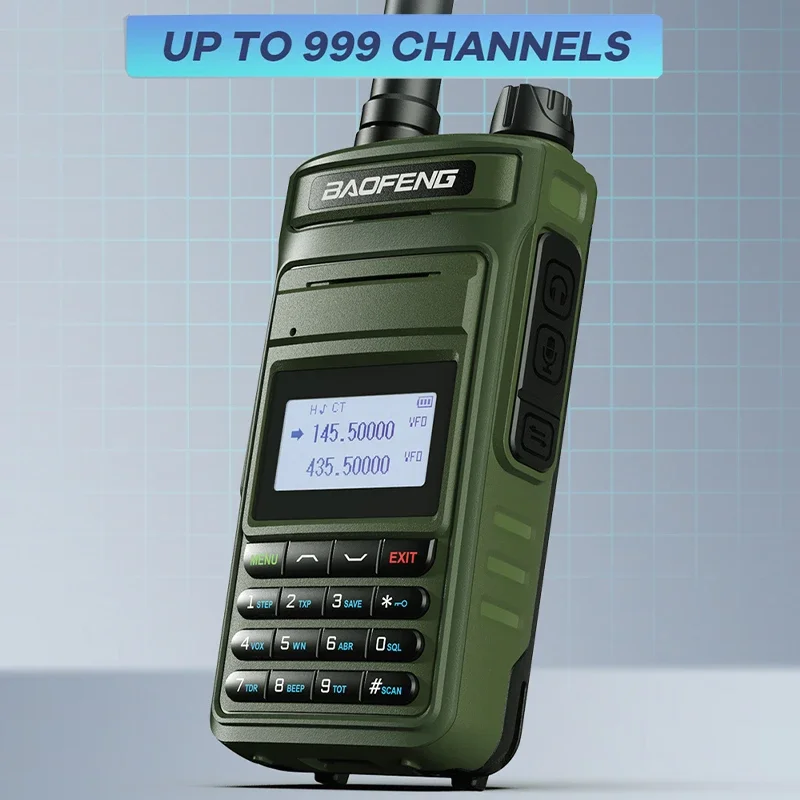 P15UV Baofeng Walkie Talkie Six-Band Type-C Charge UV-15 Pro Max V2 Long Range Communication Radio 999 Channel UV-999 Pro Max V2 3