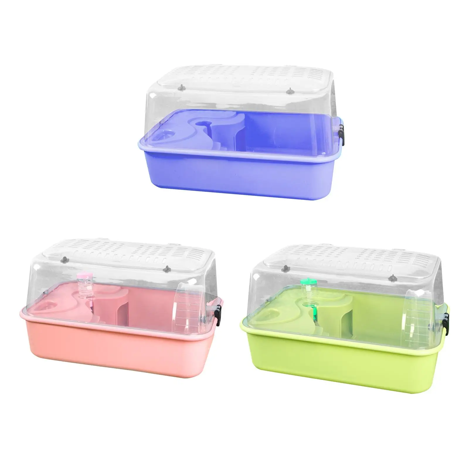 Large Hamster Cage Hamster Enclosure Breathable Hideaway Play Training Hamster Habitat Exercise Playing House for Hedgehog