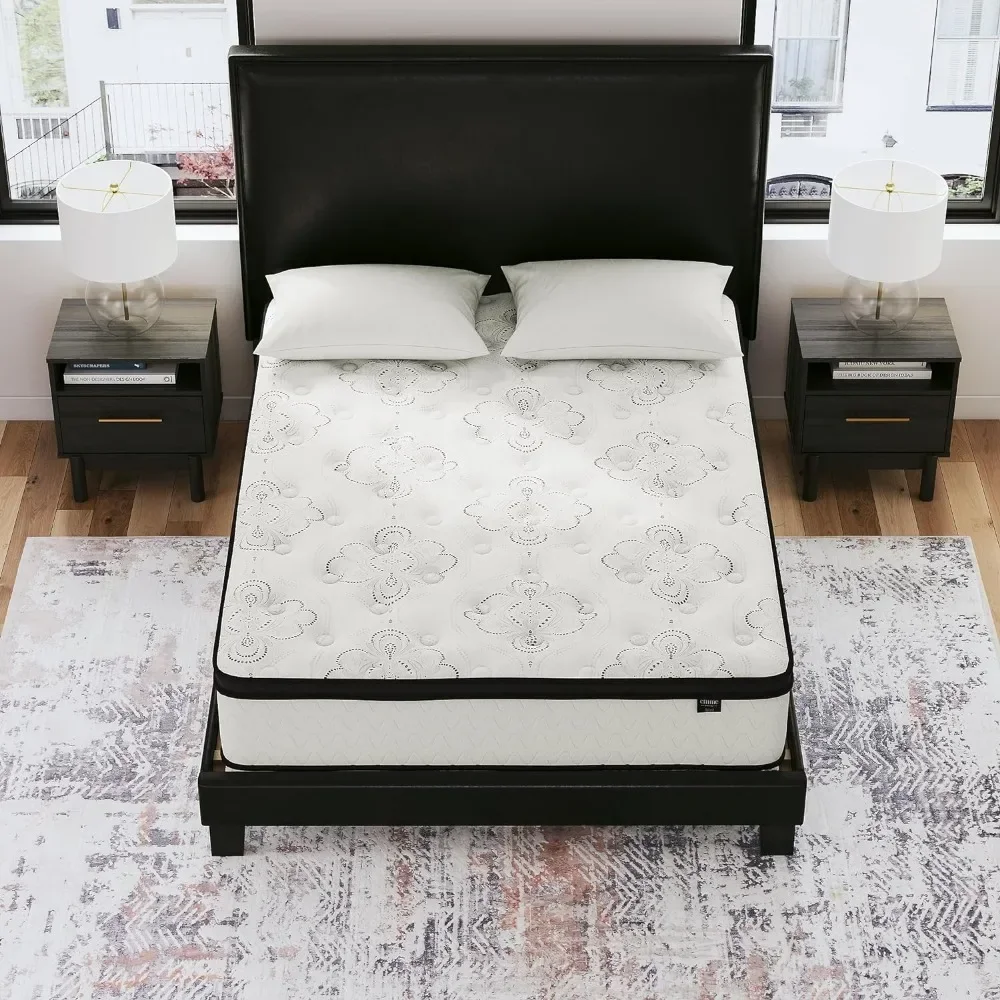 King Size Chime 12 Inch Medium Firm Hybrid Mattress with Cooling Gel Memory Foam 3
