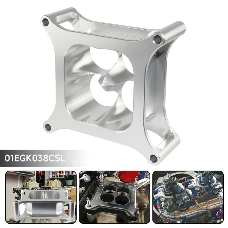 350 Air Cleaner 1/2" Aluminum Air Cleaner Spacer For Holley Carb - Fits Ford, SBC, BBC, 5.04" ID Air Cleaner Riser