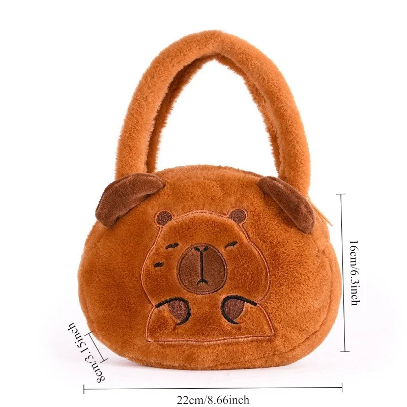 Cute Plush Tote Bag Water Guinea Pig Handbag