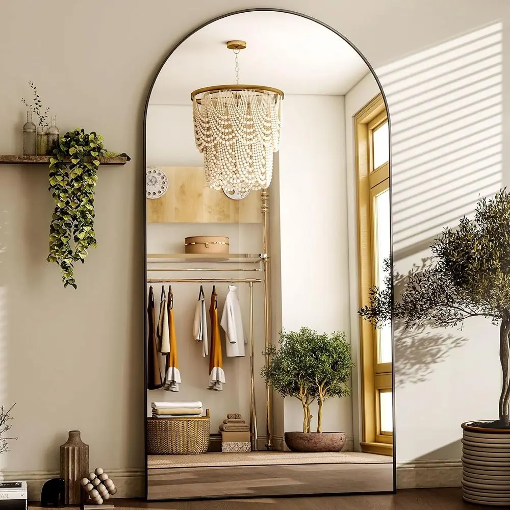 76" x 46" Arched Full-Length Mirror 6