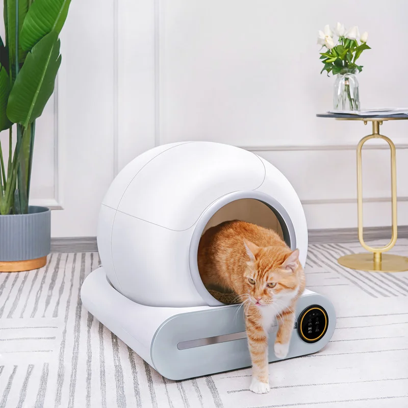 

Auto Electric Cat Toilet APP Self-cleaning Smart Pet Automated Robot Cat Litter Box For Cats