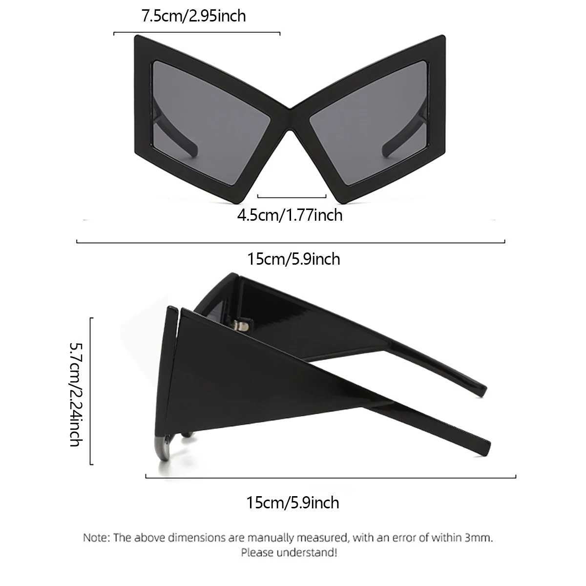 Technology Oriented Glasses Motorcycle Style Sunglasses
