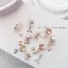 10pcs Summer Mermaid Conch Shell Starfish Nail Art Parts Zircon Crystal Manicure Nails Accesorios Supplies Decorations Charms 1