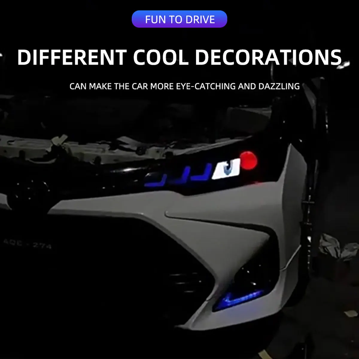 デビルズアイLEDディスプレイ,車のヘッドライトの改造,日曜大工の 