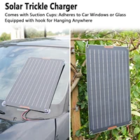 MHPOWOS – chargeur et mainteneur de batterie solaire étanche 30W 12V, Kits de charge de maintien de panneau solaire 12 volts pour voiture, bateau, Marine, RV 4