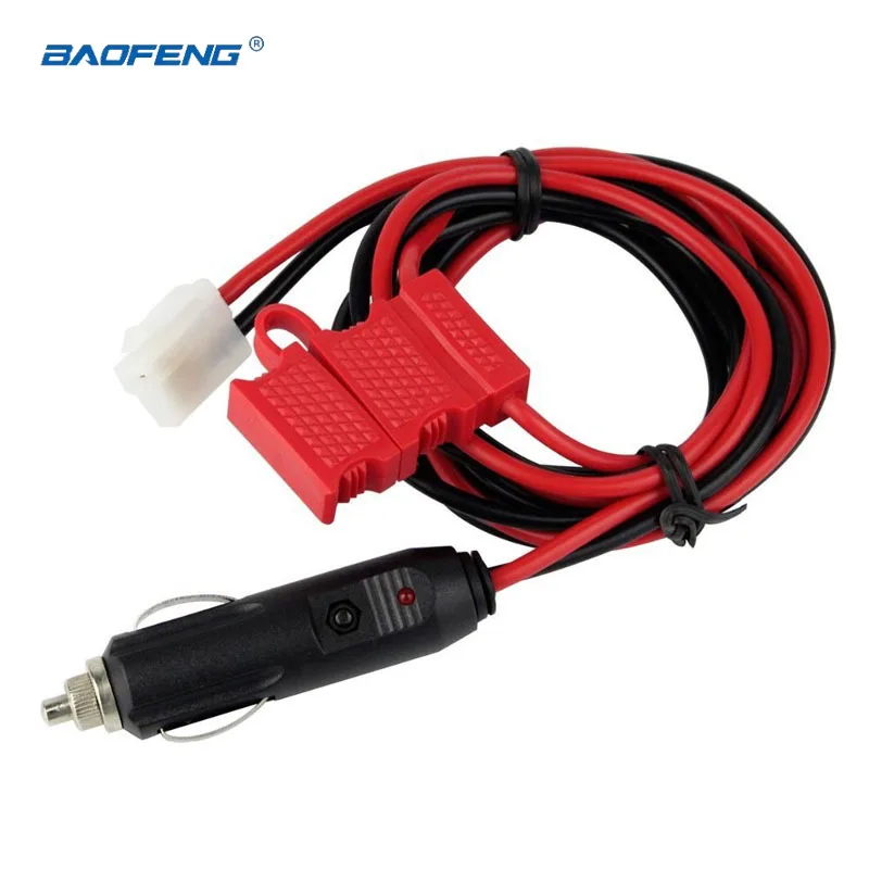 

T-Type Power Cable Cigarette Lighter Charger for KENWOOD TM-261A TM-271 ICOM IC-F1610 Yaesu FT-1802 FT-8800 FT-8900R Car Radio