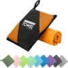 Microfiber Towel Perfect Travel & Gym & Camping Towel.   Quick Dry - Super Absorbent - Ultra Compact - Lightweight.   Suitable f