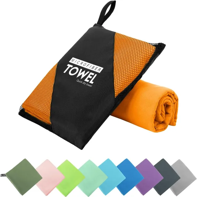 Microfiber Towel Perfect Travel & Gym & Camping Towel. Quick Dry - Super Absorbent - Ultra Compact - Lightweight. Suitable f Microfiber Towel Perfect Travel & Gym & Camping Towel. Quick Dry - Super Absorbent - Ultra Compact - Lightweight. Suitable f