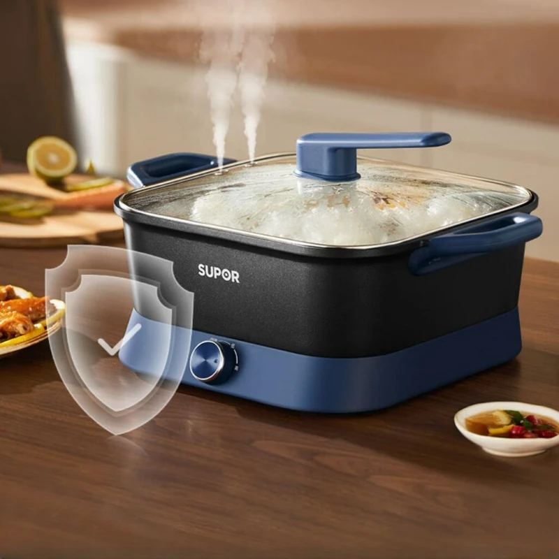 SUPOR 220V Multi-function Electric Pot 6L Electric Hotpot Electric Cooking Pot 1800W Multifunctional Cooking Pot 4