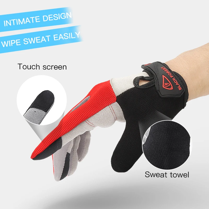 Kyncilor Professional Outdoor Daily Cycling Running Fitness Sports AntiSlip Wear-Resistant Sweat Absorbing And Breathable Gloves 3