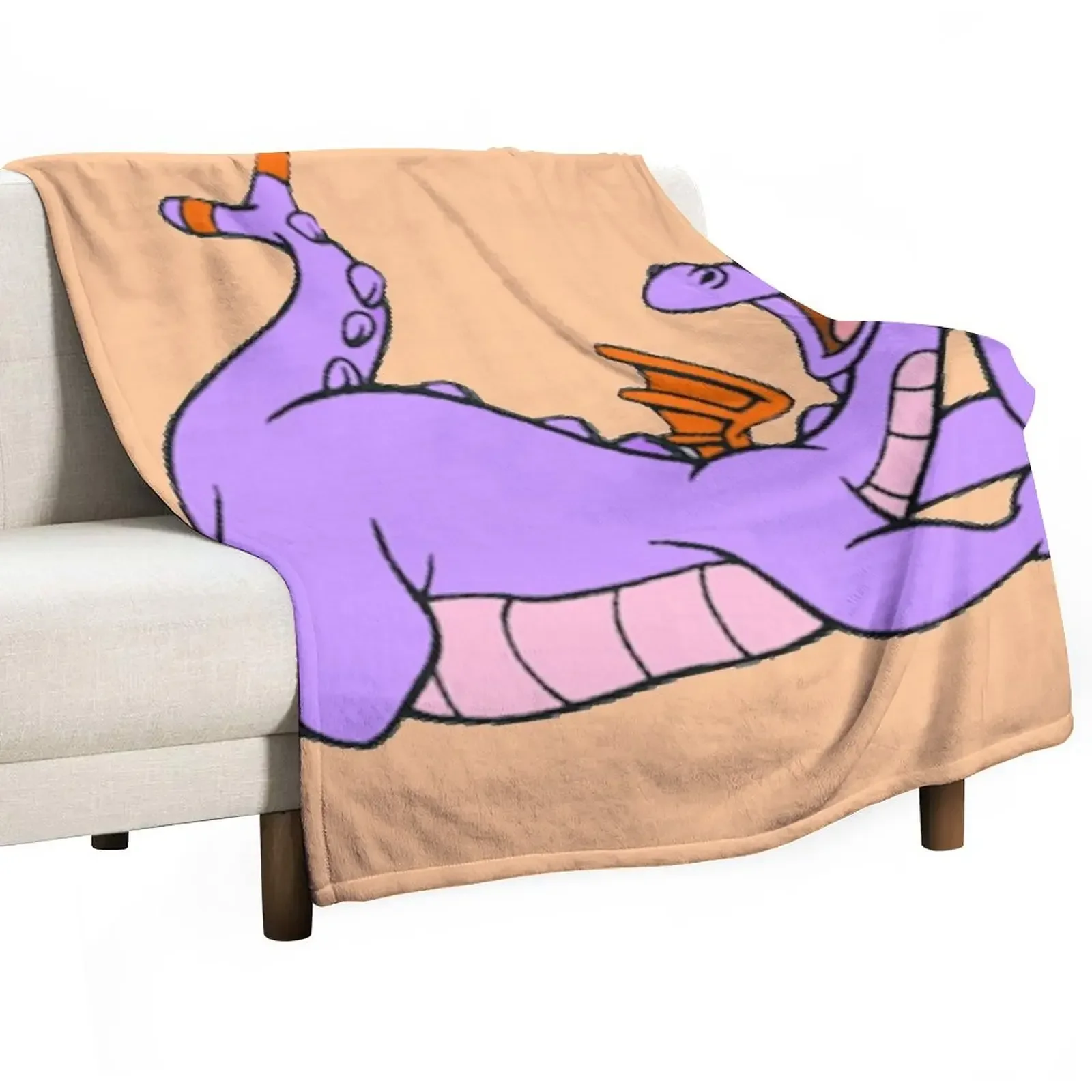 

Lounging Figment Throw Blanket christmas gifts Plush Blankets