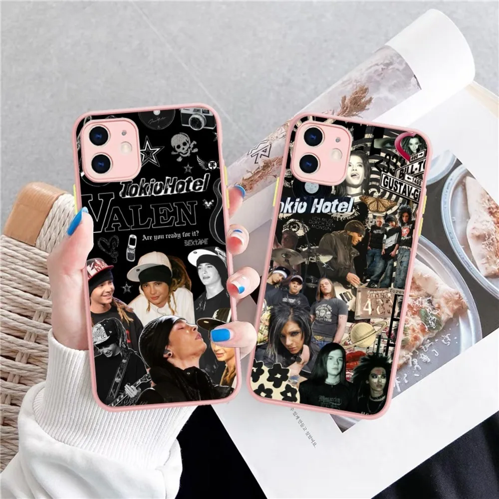 Singer Bill Tom Kaulitz Tokio Custodia Per Telefono Dell'Hotel Per Iphone 14 11 12 13 Mini Pro Max 8 7 Plus X Xr Xs Max Cover Opaca Traslucida