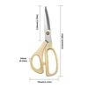 Tailor Scissors Stainless Steel Clothes Cloth Leather Scissors Sewing Dressmaking Cutter Trimming 6