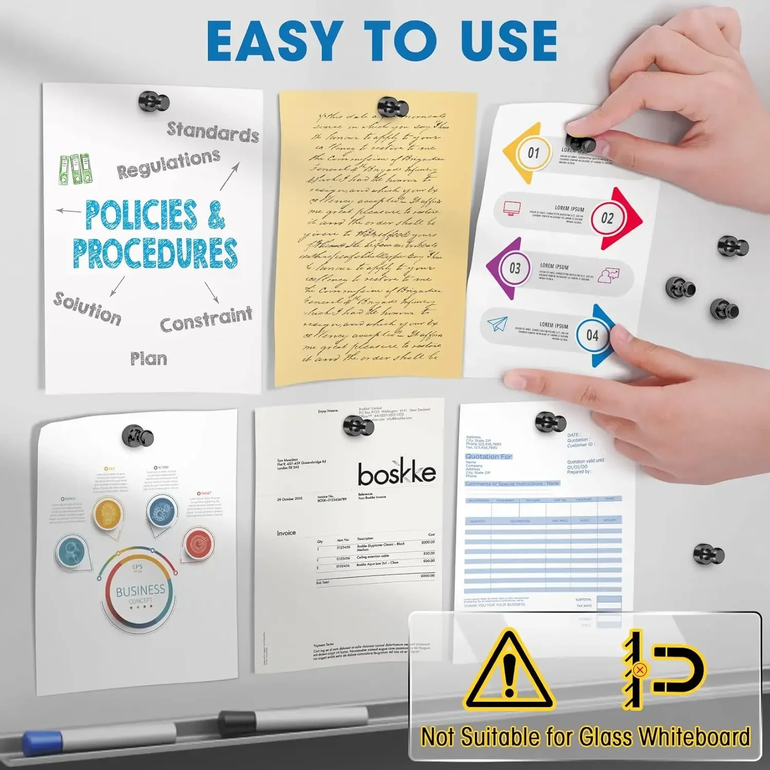 Wholesale Super Strong Magnet PushPin for Rafrigerator Pin Sheet Whiteboard Magnetic Pushpins Sucker Thumbtack Magnets Push Pins