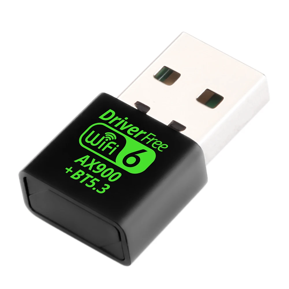 USB WiFi 6 블루투스 5.3 어댑터 2 in 1 동글 2.4/5.8GHz 미니 USB WiFi 네트워크 무선 Wlan 수신기 드라이버 무료 노트북 PC용