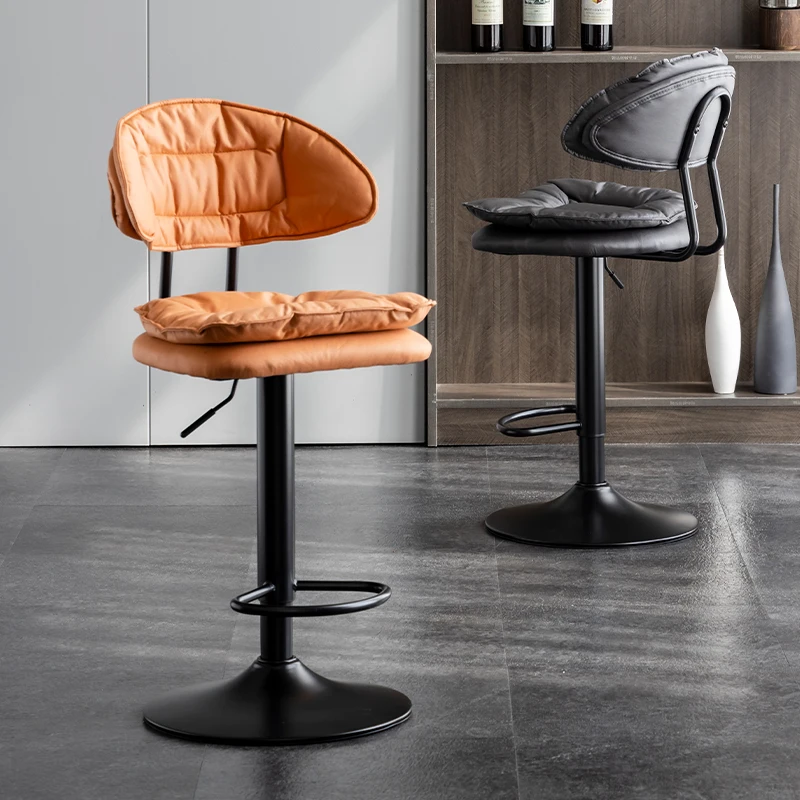 

Salon Swivel Bar Stools Dining Chairs Make Up High Counter Nordic Bar Stool Reception Desks Modern Chaise Kitchen Bar Furniture