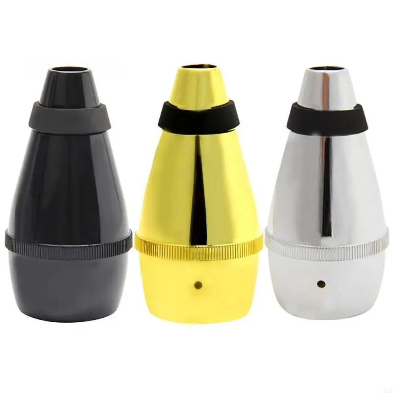 PVC Plastic Trumpet Mutes Beginners Practice Muffler Portable Straight Trumpet Silencers for Performances and Practice