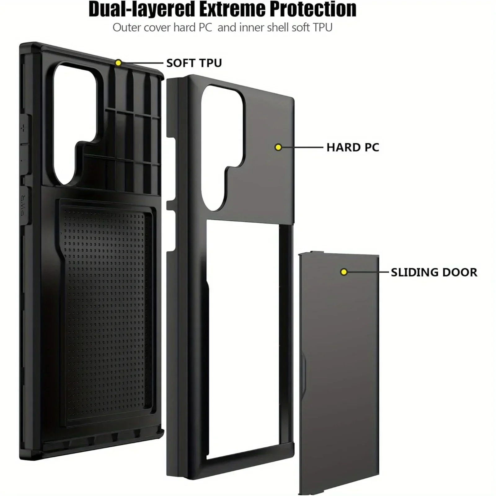 Premium Wallet Case with Card Holder - Sleek and Functional Design