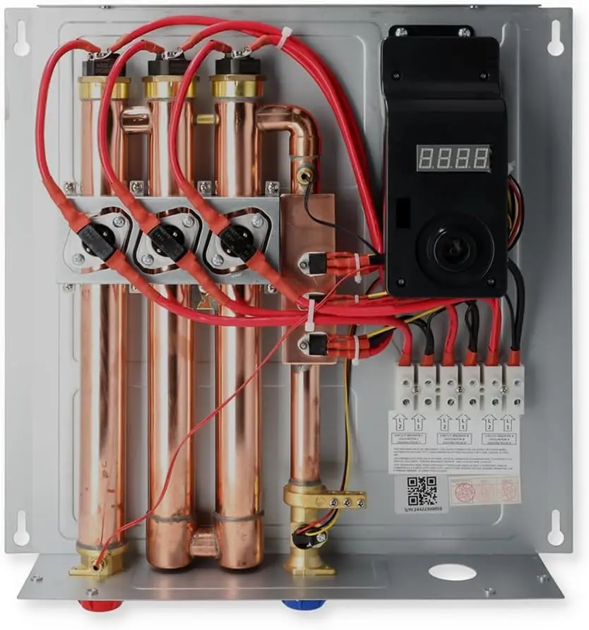 ECO 27 Tankless Water Heater, Electric, 27-kW-Quantity 1, 17 x 17 x 3.5