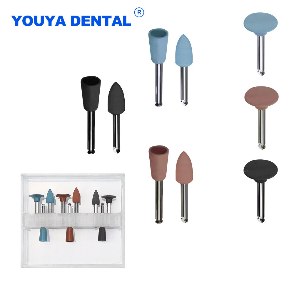 9pcs/set Dental Rubber Polisher Composite Polishing Kit RA0109 Low