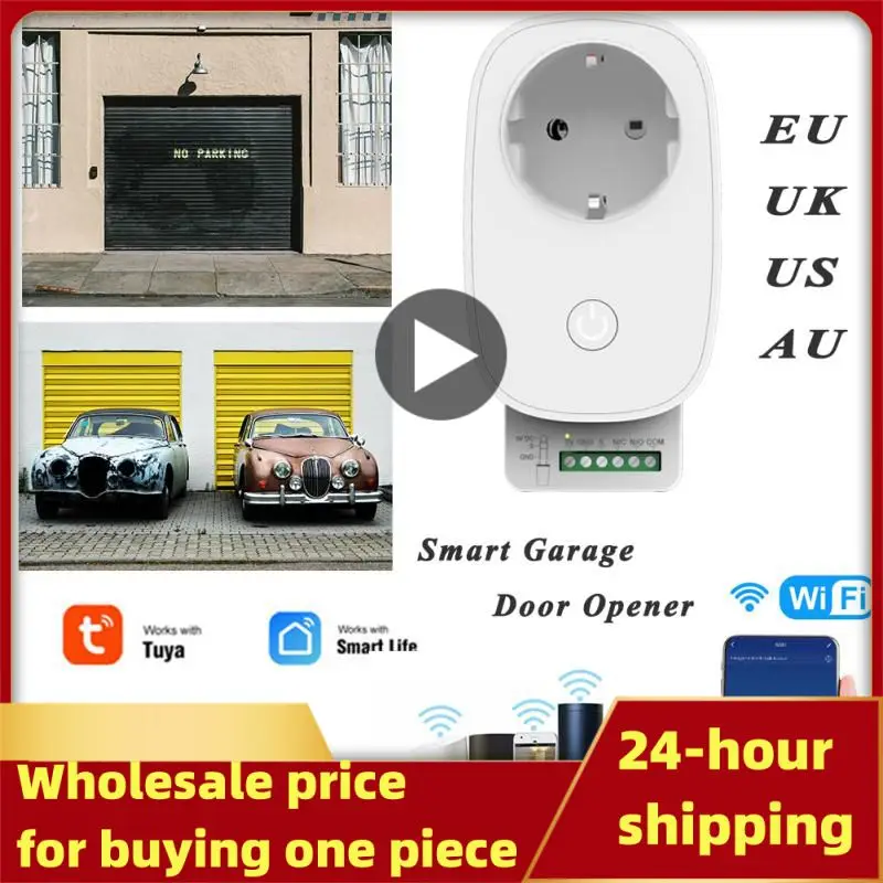 Wifi Garage Door Control 50/60Hz Telecomando Condivisione Della Famiglia Stato Allarme Temporizzazione Per Alexa Home Ifttt Smart Life Relay
