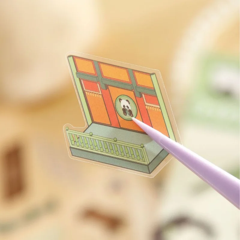New Miniature 3D Sticker Decompression Landscape Scene Handmade DIY Scene Layout Paster Funny Fashion Toy Party Favors