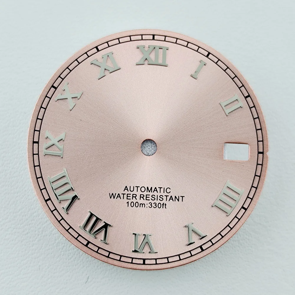 NH 35 dial Roman numerals dial watch 28.5mm men's watch suitable for NH 35 movement accessories