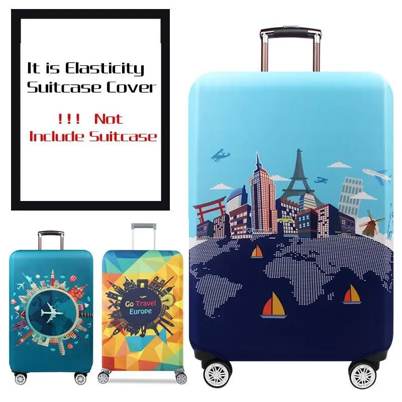 

23-26inch Thicken Wear Suitcase Cover Luggage Protective Tools Fashion Dust-proof Travel Necessary Trolley Accessories Supplies