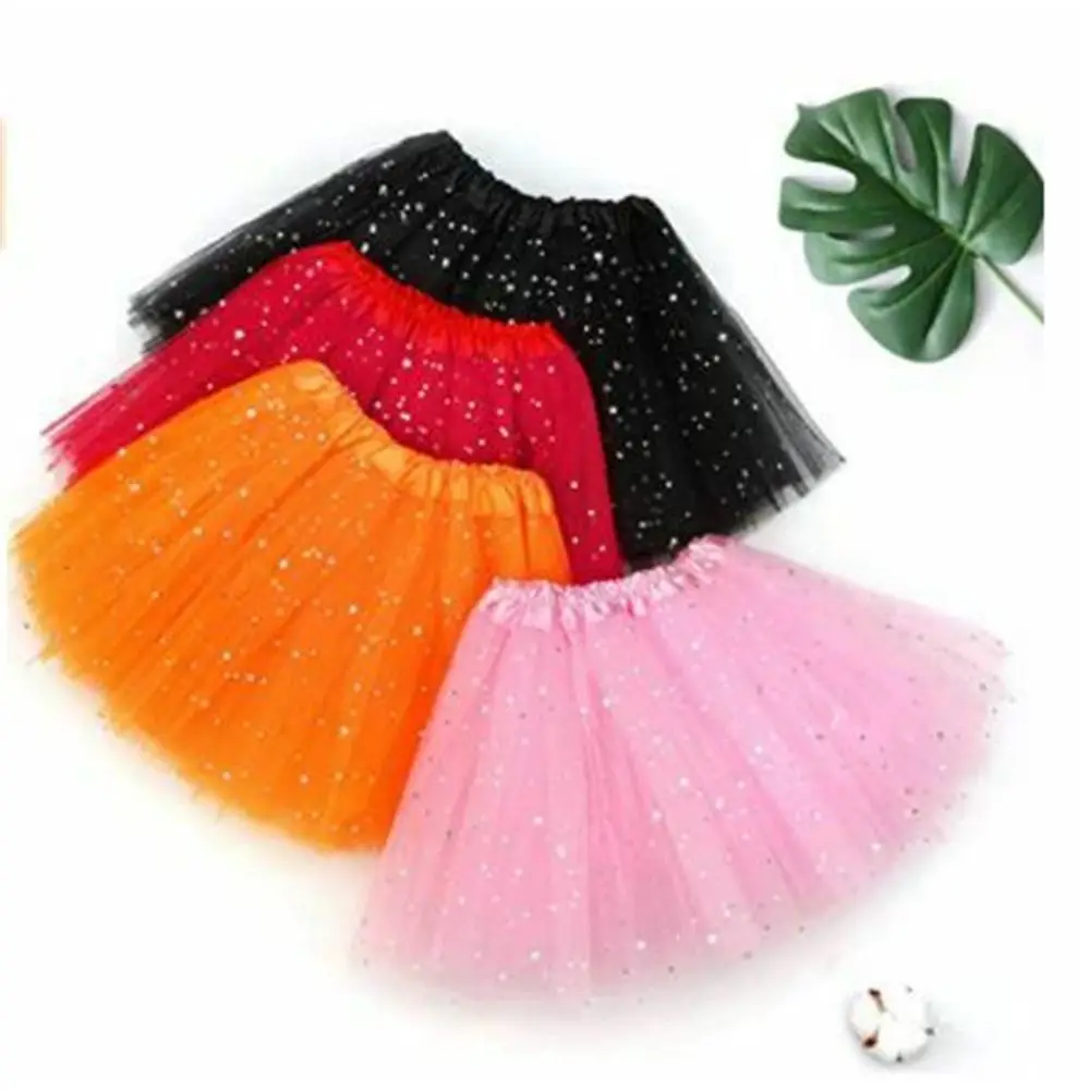 Ballet Tutu Skirt Children Skirts Girls 3 Layers Ballet Dance Party Dress