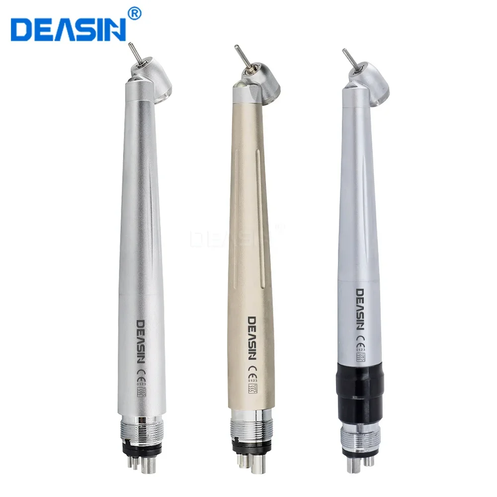 Werkzeug für Zahnarztklinikenausrüstung 45 ° Zahn Extraktion Handstück Dental Selbst Generator LED High Speed Air Turbine Handstück