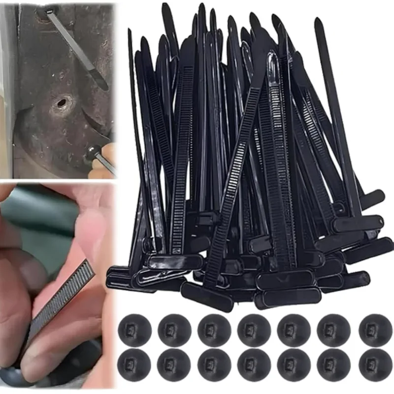 Nylon Universal Cable Tie Buckle Heavy Duty Self-Locking Nylon Zip