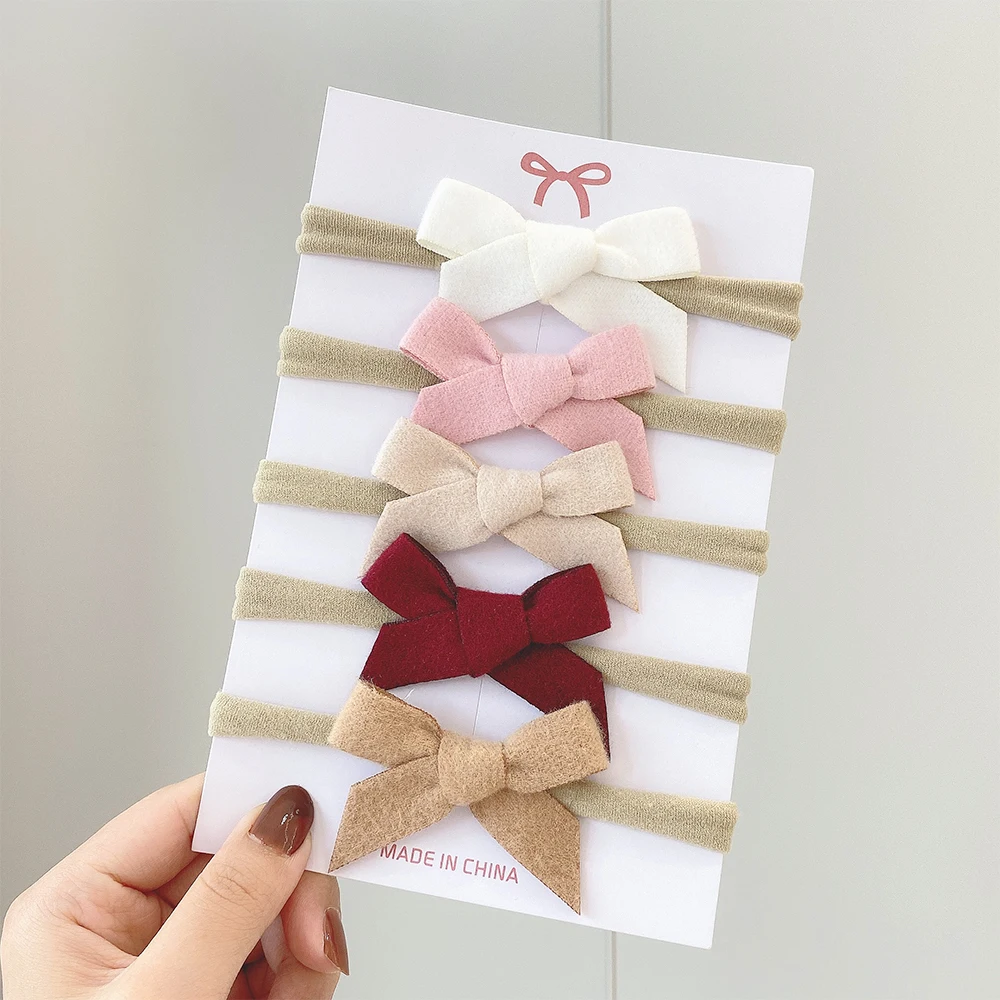 Zestaw opasek dla dziewczynki z kokardką - obrazek 10