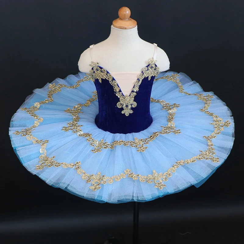 Vestito da tutu di balletto professionale per bambini costumi da ballo per bambina ballerine per bambini abiti da ballo vestito