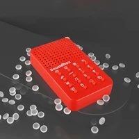 Children Sound Toys Mini Red 16 Button Sound Box Funny 16 Different Sound Effects Children Adult Party Prank Music Box 2