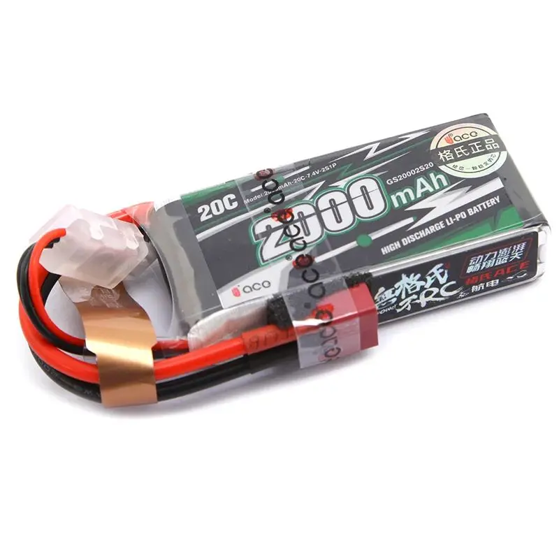 Batterie LiPo 2S 7.4V RC 800mAh à 4000mAh 20C-45C XT60/JST/T