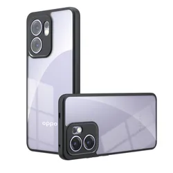 Luxury Armor Matte Phone Case - Clear Acrylic Shockproof Back Cover - Reno 13 (1)