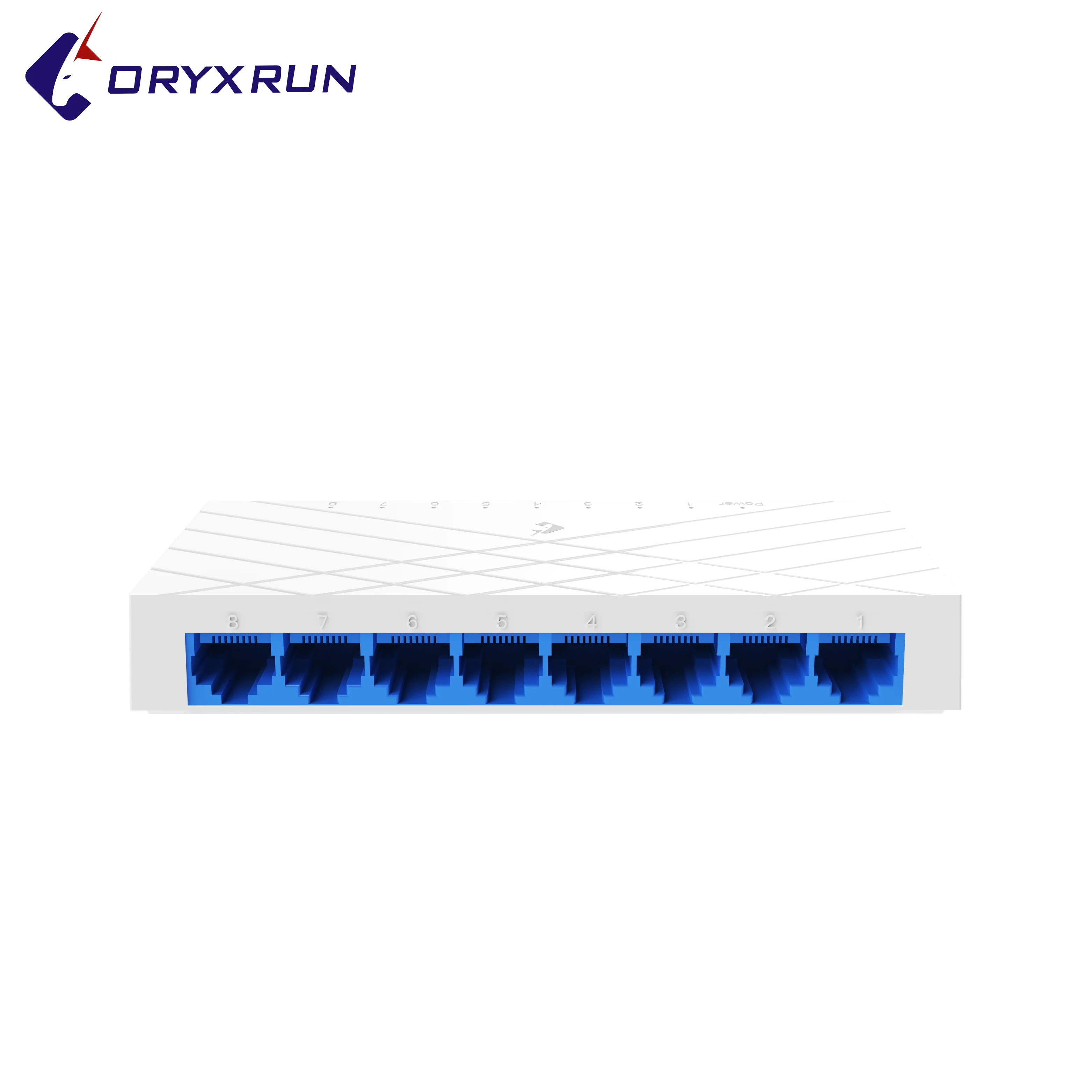 8-Port Ethernet PoE Switch with EU Plug