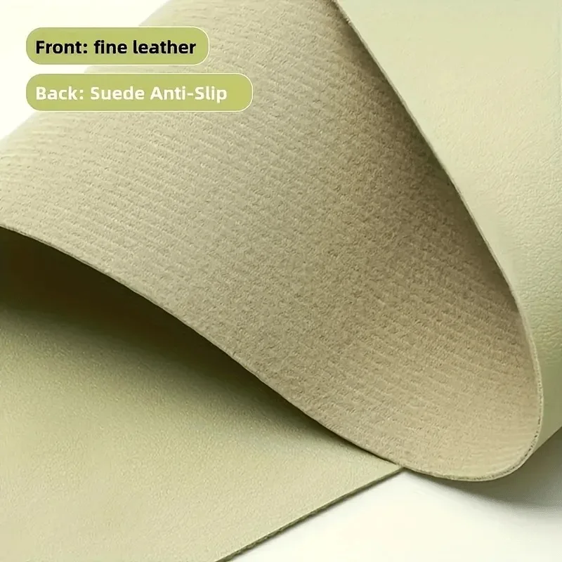 1 Stück Großes Kunstleder-Mauspad, Rutschfestes Wasserdichtes Schreibtischpad für Büro, Schreibtisch, Mauspads für den Schreibtisch Leicht zu Reinigen, Mauspads – Detail 8