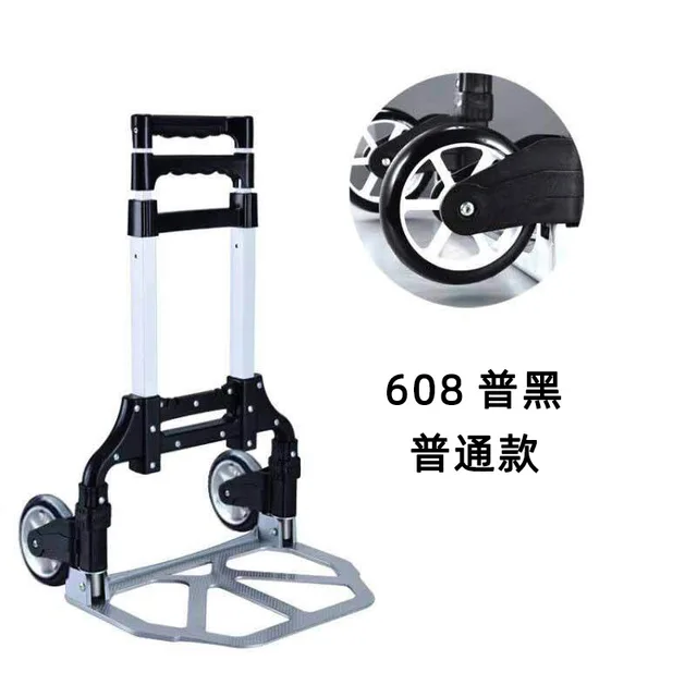 Hordozható Összecsukható Kocsi Otthoni Szupermarket Bevásárlókosár Húzó Szerszám Bungee Kábelkocsival - Image 4