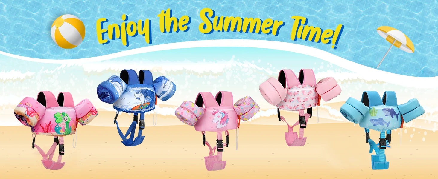 Description Picture 2 of itemBaby Arm Ring Buoyancy Vest Garment Of Floating Kids Safety Life Vest 6-32KG Cartoon Children's Swim Life Jackets Puddle Jumper