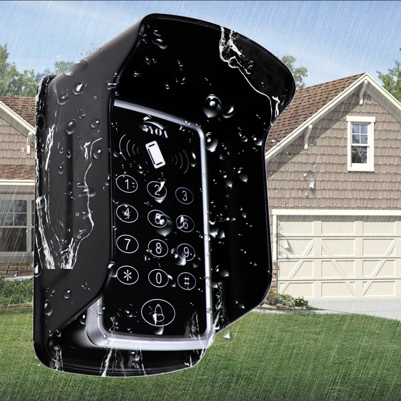 5YOA RFID clavier système de contrôle d'accès clavier couverture étanche extérieure EM4100 TK4100 porte-clés ouvre-porte pour système de verrouillage à domicile