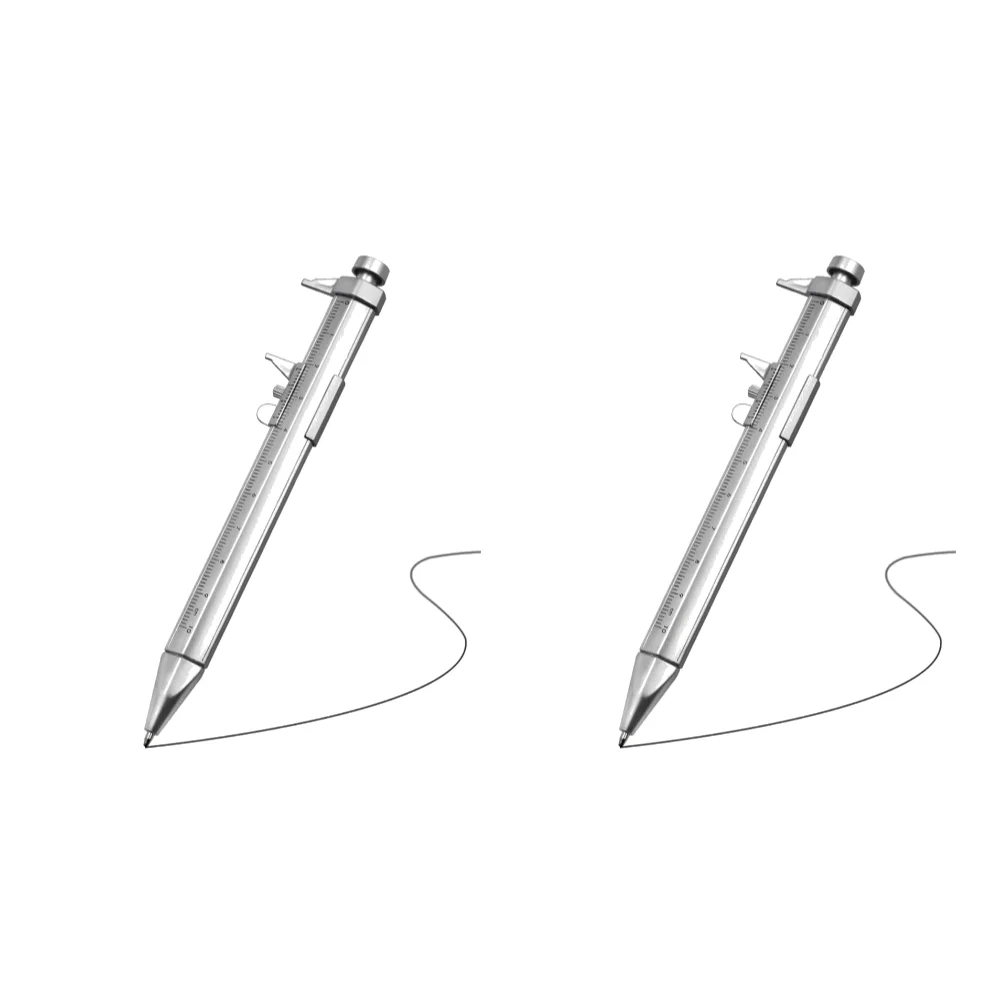 Penna A Sfera Con Calibro 2 In 1 - 0-100 Mm, Per Ingegneri, Falegnami, Studenti, Ricaricabile - Foto 7