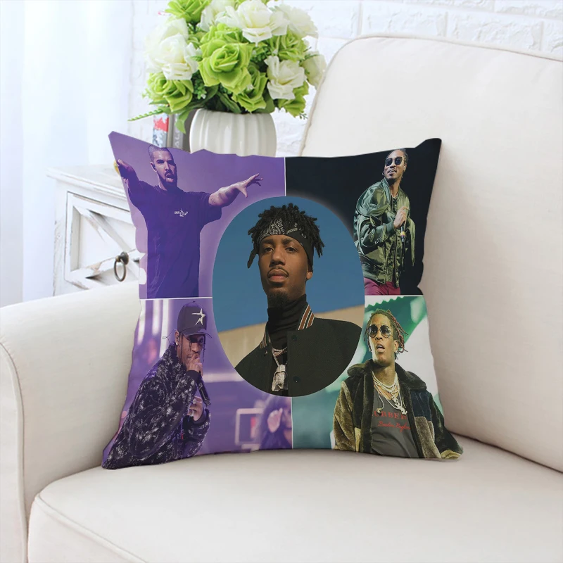 

40x40cm pillowcase double-sided printed custom Metro boomins sofa cushion cover bedside backrest chair waist cushion fan gift