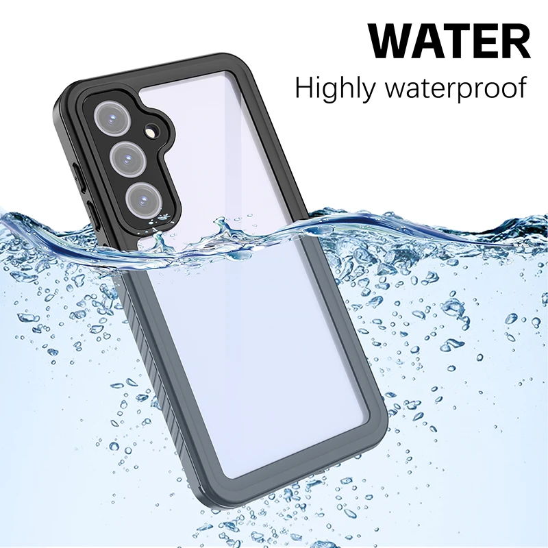 Lens Protection Durable Full Seal Waterproof case for samsung S20 S21 PLUS S22 ULTRA S9 S10 NOTE 20 ULTRA NOTE 10 PLUS COVER